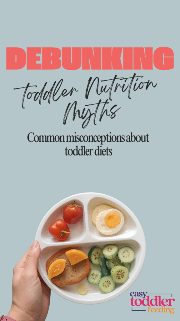debunking toddler nutrition myths